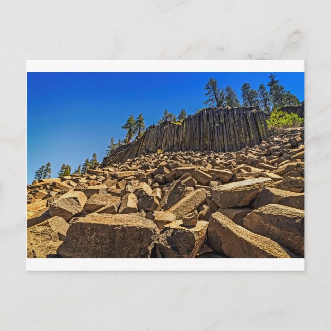 Djävulen Postpile National Monument Vykort (Framsida)