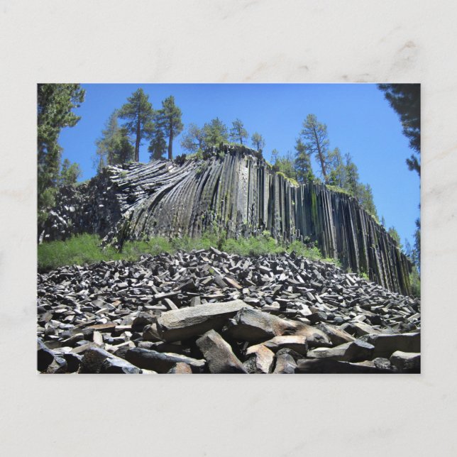 Djävulen Postpile - Sierra Vykort (Framsida)