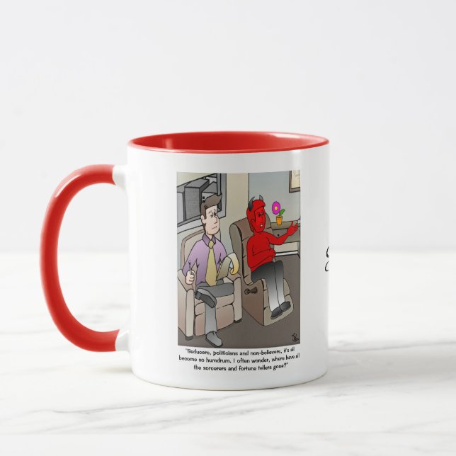 Djävulen Psychiatrist Combo Mugg (Vänster)