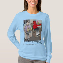 Djävulen Psychiatrist Women's Blue T Shirt