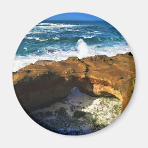 Djävulen Punchbowl, Newport, Oregon Magnet