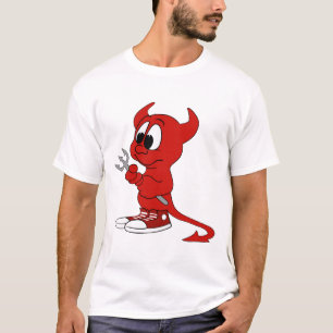 Djävulen Red Demon Tecknad Satan Evil helvetHeat T Shirt