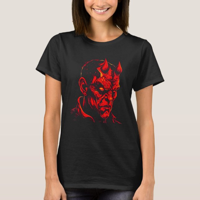 Djävulen Red T Shirt (Framsida)