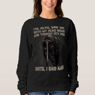 Djävulen såg mig med huvudet nere och trodde att h t shirt