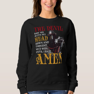 Djävulen såg mig med huvudet och neråt trodde att  t shirt