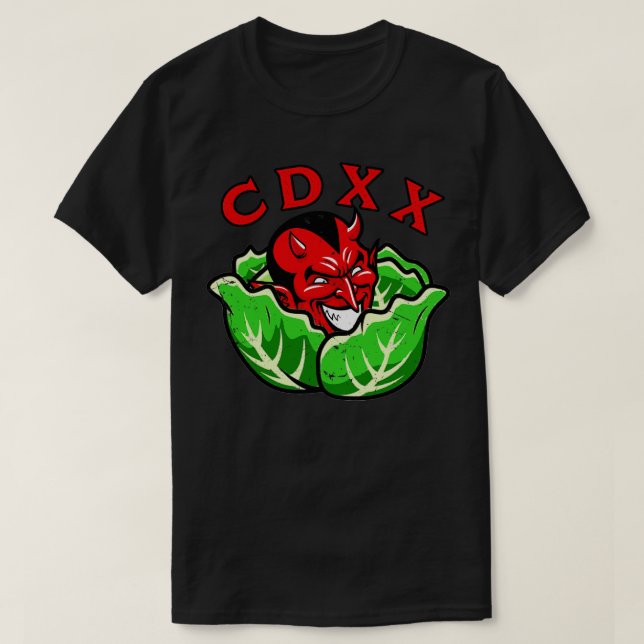 Djävulen sallat t shirt (Design framsida)