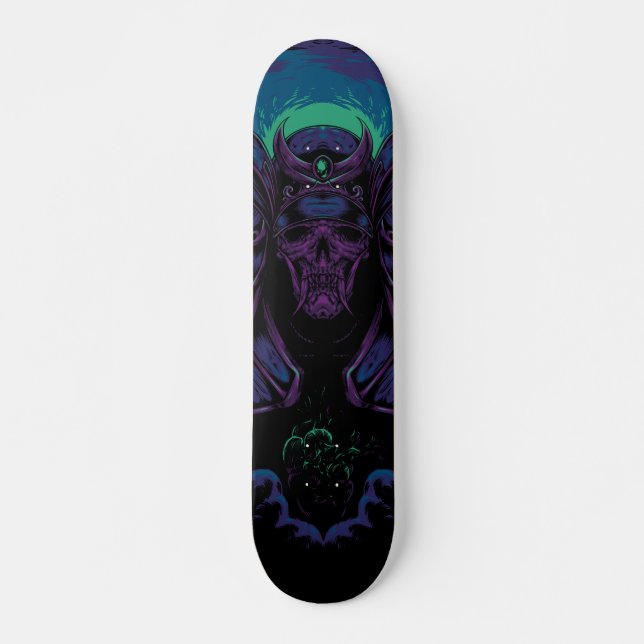 Djävulen Samurai Skateboard (Framsida)