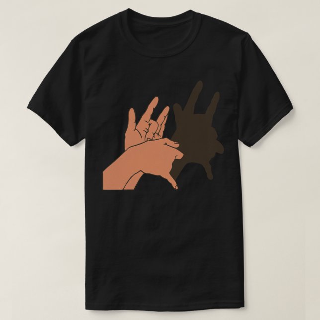 Djävulen Shadow Puppet T Shirt (Design framsida)