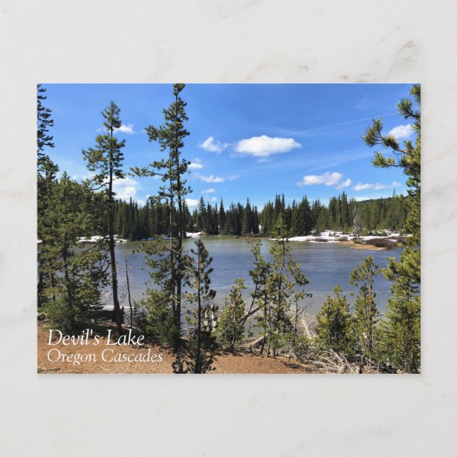 Djävulen Sjö, Oregon Vykort (Framsida)