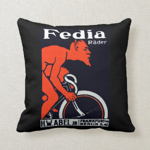 Djävulen som 1920 rider en cykel kudde