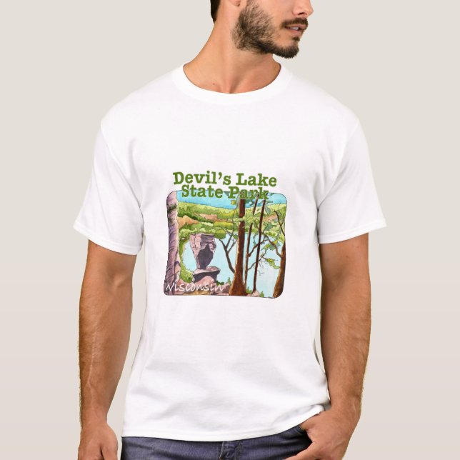 Djävulen State Park, Wisconsin T Shirt (Framsida)