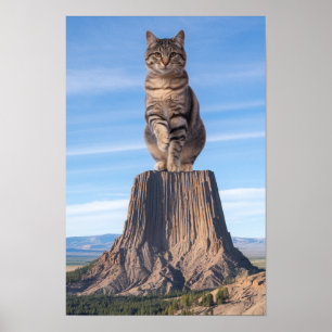 Djävulen Torn Giant Tabby Poster