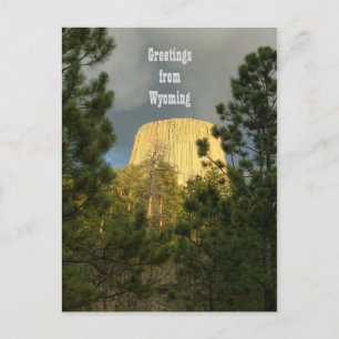 Djävulen Torn - Hälsning från Wyoming Vykort