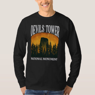 Djävulen Torn nationalmonument Wyoming T Shirt