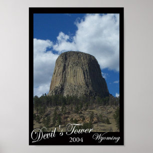 Djävulen torn, Wyoming Poster