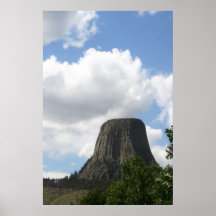 Djävulen Torn, Wyoming poster