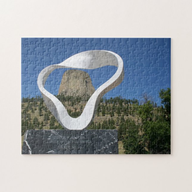 Djävulen Torn Wyoming. Pussel (Horisontell)