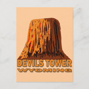DJÄVULEN TORN WYOMING VYKORT