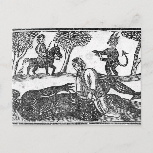 Djävulen Vykort (Framsida)