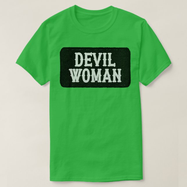 DJÄVULEN WOMAN T SHIRT (Design framsida)