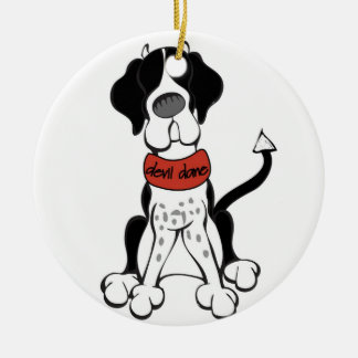 Djävulendanskprydnad Julgransprydnad Keramik