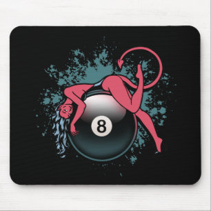 Djävulenflicka 8-Ball Musmatta