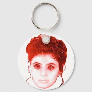 DJÄVULENFLICKA KEYCHAIN NYCKELRING