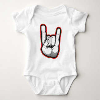 DjävulenHorns räcker gest Tee Shirt
