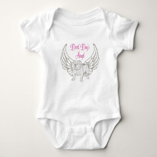 DJÄVULENHUND ÄNGEL T-SHIRT (Framsida)