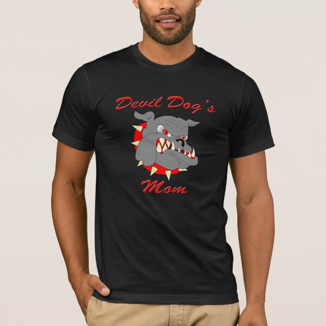 Djävulenhund mamma t-shirt (Framsida)