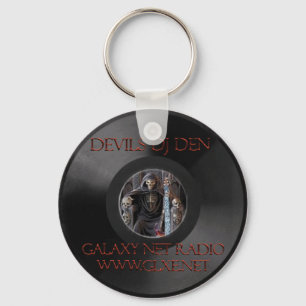 DjävulenKeychain runda Nyckelring