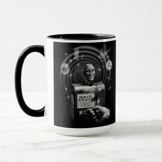 Djävulens frågebur mugg (Vänster)