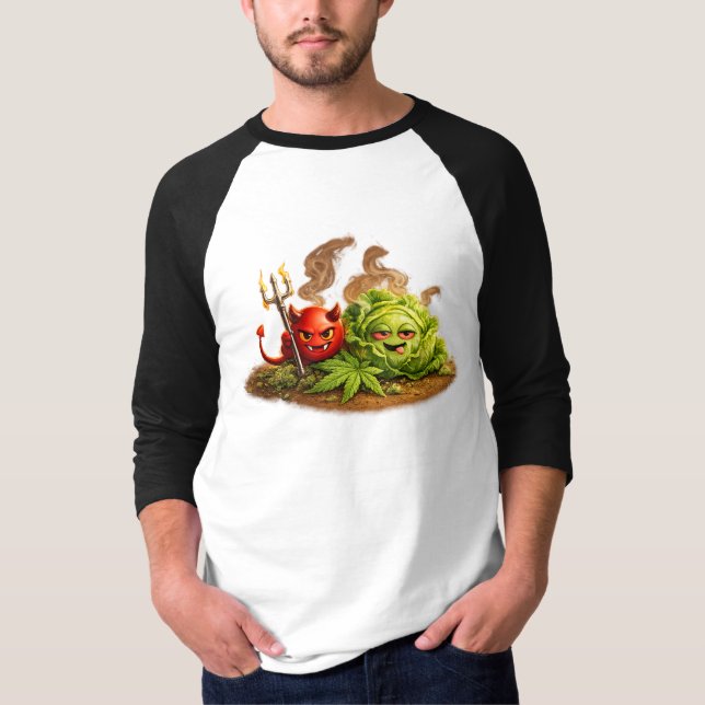 Djävulens sallad t shirt (Framsida)
