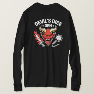 Djävulens Tärningshåla RPG Spelare T‑Shirt – Röd D T Shirt