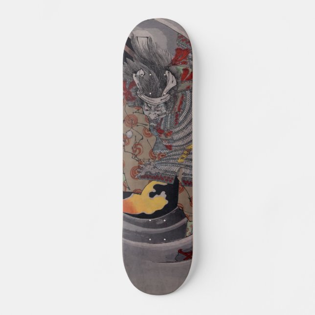 DjävulenSamurai Mini Skateboard Bräda 18,7 Cm (Framsida)
