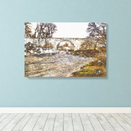 Djävulsbron Kirkby Lonsdale konsttryck Canvastryck