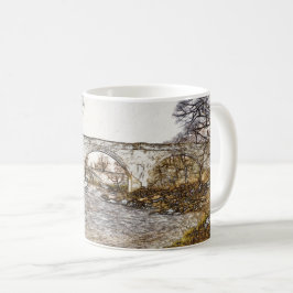 Djävulsbron Kirkby Lonsdale konsttryck Kaffemugg