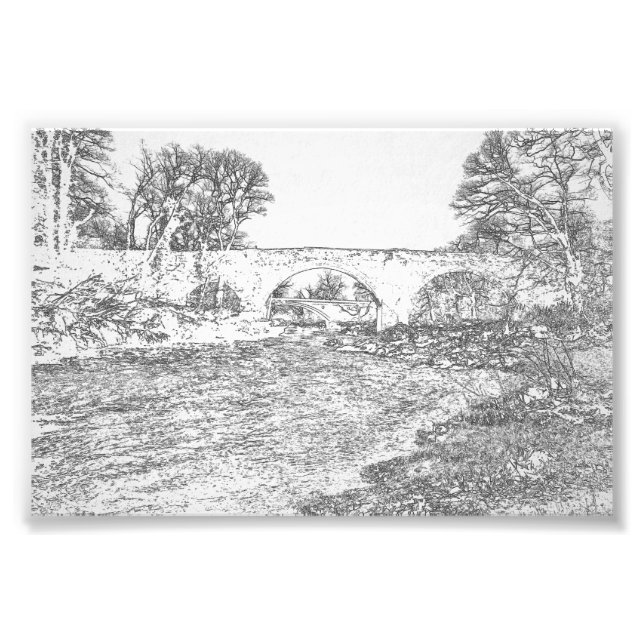 Djävulsbron och Stanley Bridge Kirkby Lonsdale Fototryck (Framsidan)