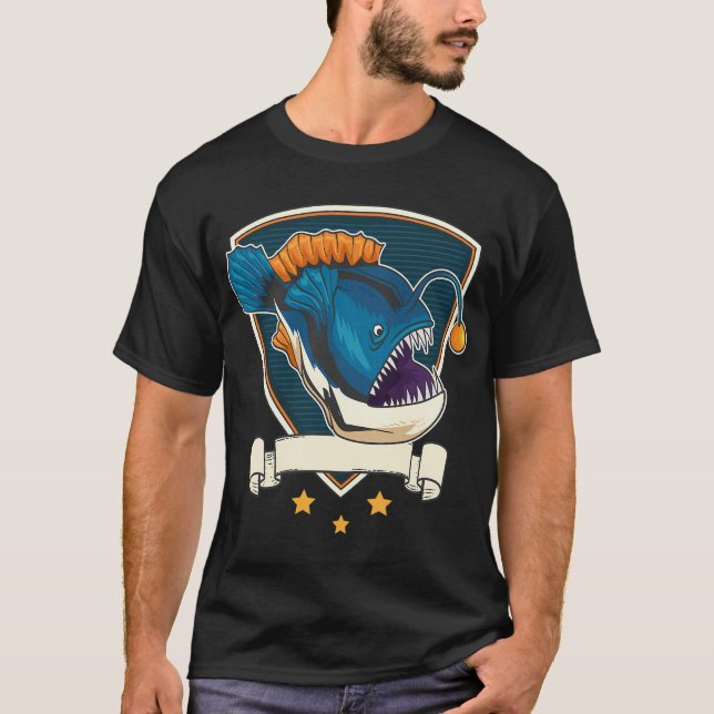 Djävulsfisk Marulk T Shirt (Framsida)