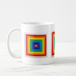 Djävulsk geometrisk Popkonst Kaffemugg