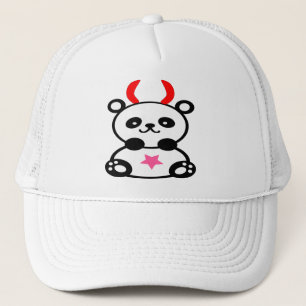 ♫♥Djävulsk söt baby-panda-lastbilschaufförshatt♥♪ Keps