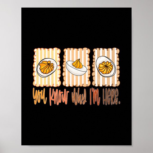 Djävulskägg Du vet varför jag är här Thanksgiving  Poster (Framsidan)