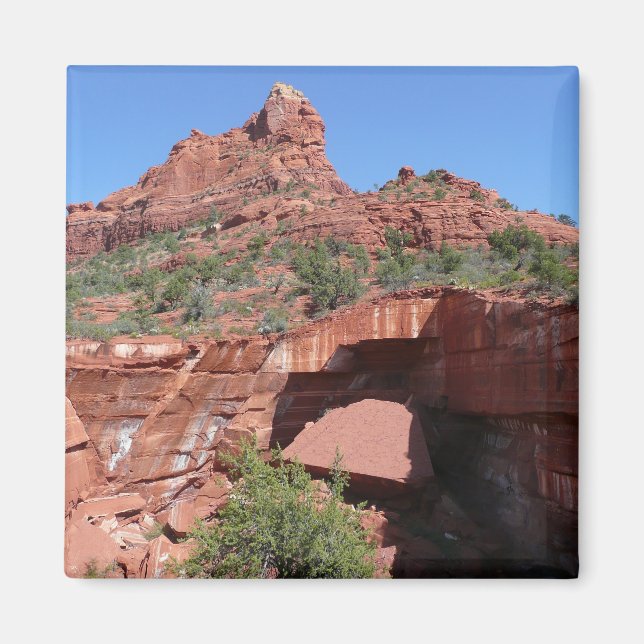Djävulsköket i Sedona Arizona Magnet (Framsidan)