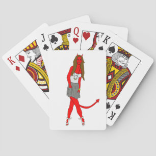 djävulstjej casinokort
