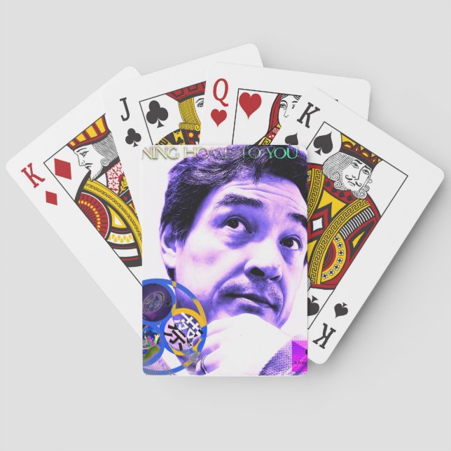 DJCyberWear Hegira バイスクルトランプ Casinokort (Baksidan)