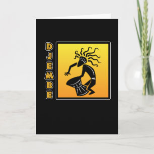 Djembe Drum African Bongo Congas Music Kort