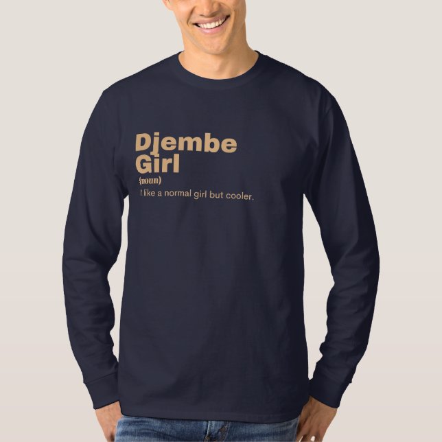 Djembe Girl - Djembe T Shirt (Framsida)