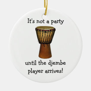 DJEMBE-julprydnad Julgransprydnad Keramik