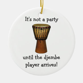DJEMBE-julprydnad Julgransprydnad Keramik