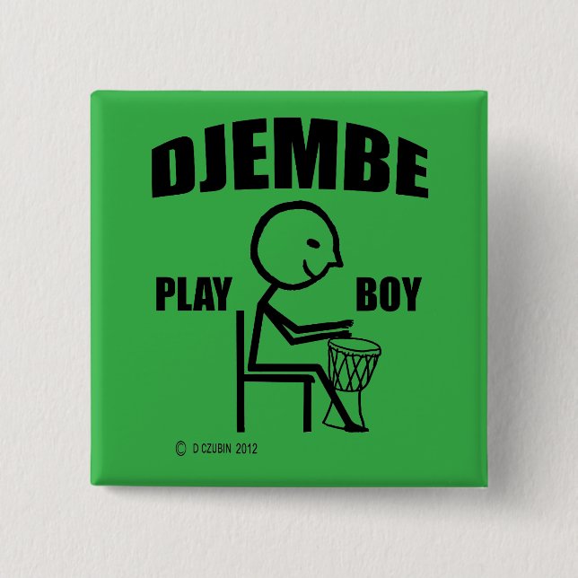 Djembe Play Boy Knapp (Framsida)